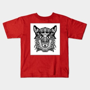 indie rock and wolf ecopop Kids T-Shirt